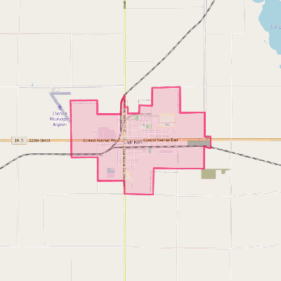 Map of Clarion