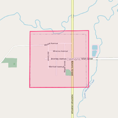 Map of Clemons