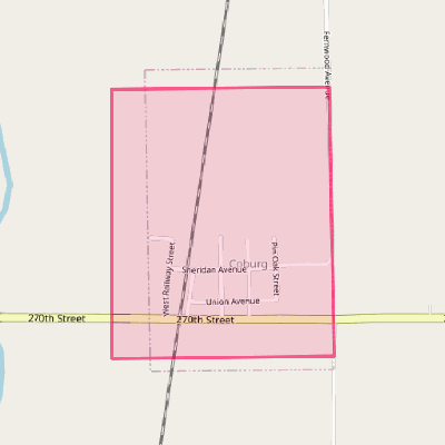 Map of Coburg