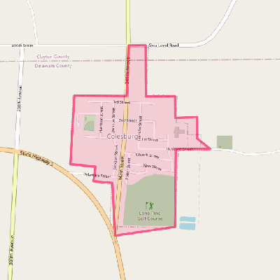 Map of Colesburg