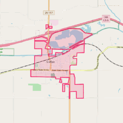 Map of Colfax