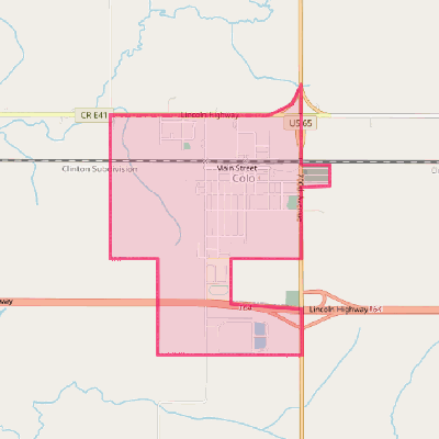 Map of Colo