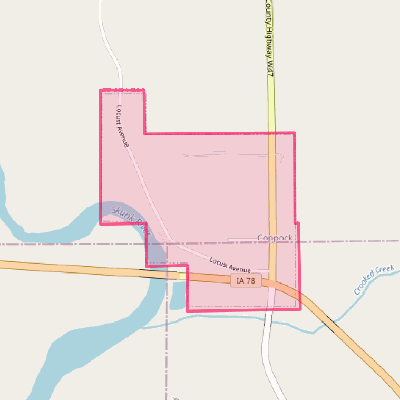 Map of Coppock