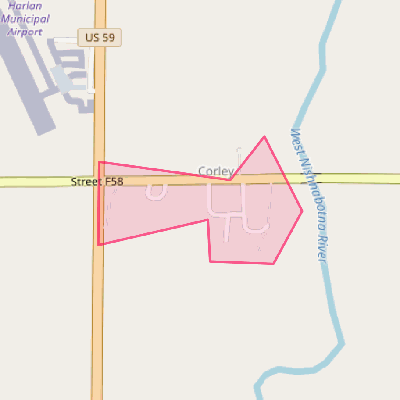 Map of Corley