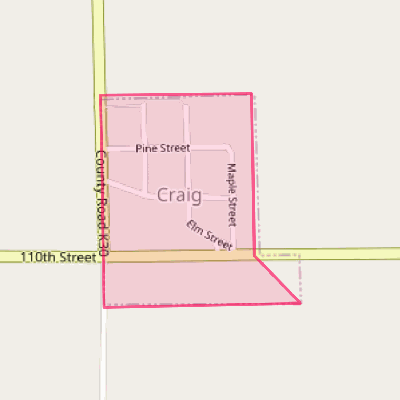 Map of Craig