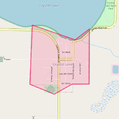 Map of Crystal Lake