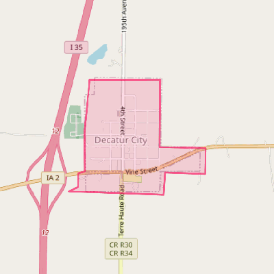 Map of Decatur City