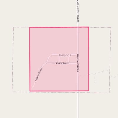 Map of Delphos