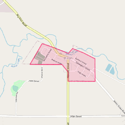 Map of Dixon