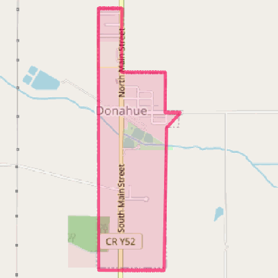 Map of Donahue