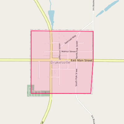 Map of Drakesville