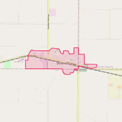 Map of Durant