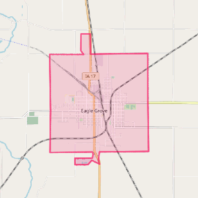 Map of Eagle Grove