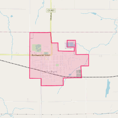 Map of Earlham