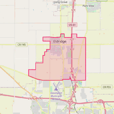 Map of Eldridge