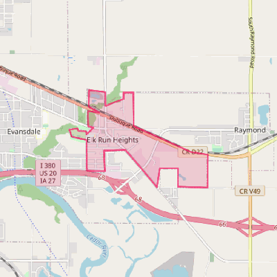 Map of Elk Run Heights