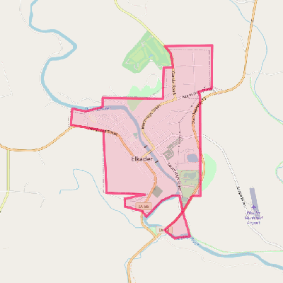 Map of Elkader