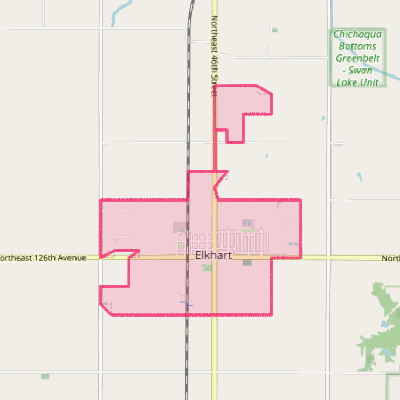 Map of Elkhart