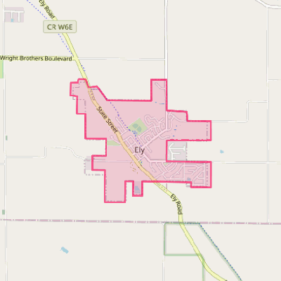 Map of Ely