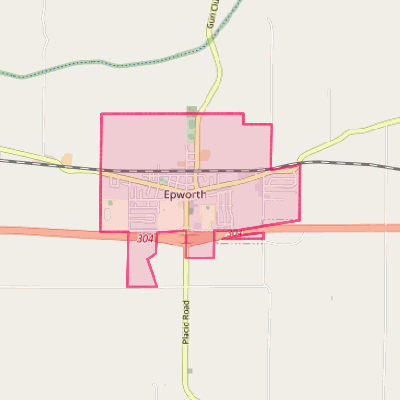 Map of Epworth