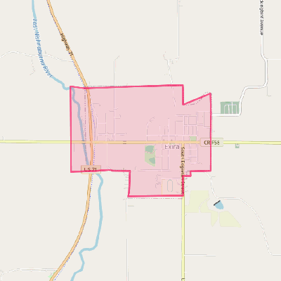 Map of Exira