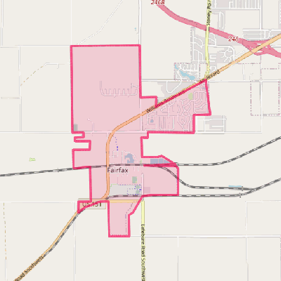 Map of Fairfax