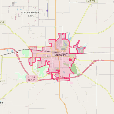 Map of Fairfield