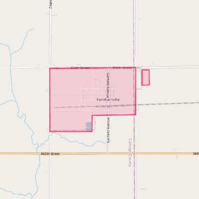 Map of Farnhamville