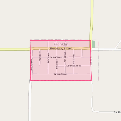 Map of Franklin