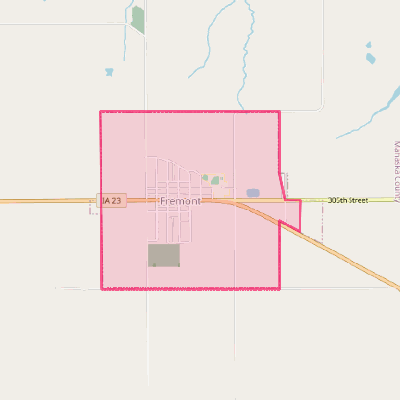 Map of Fremont