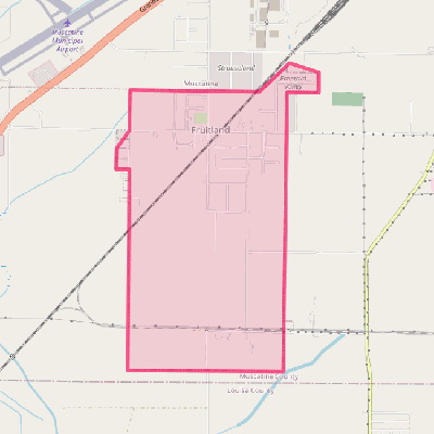 Map of Fruitland