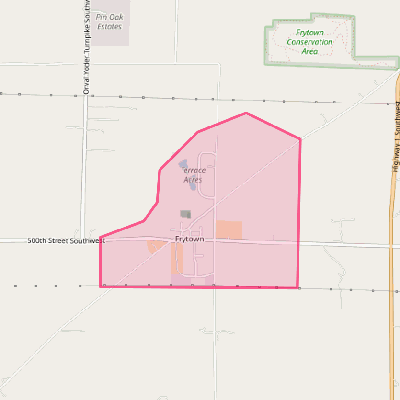 Map of Frytown