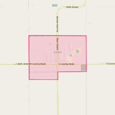 Map of Galva