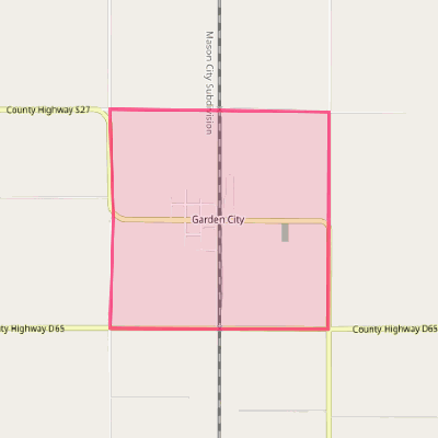 Map of Garden City