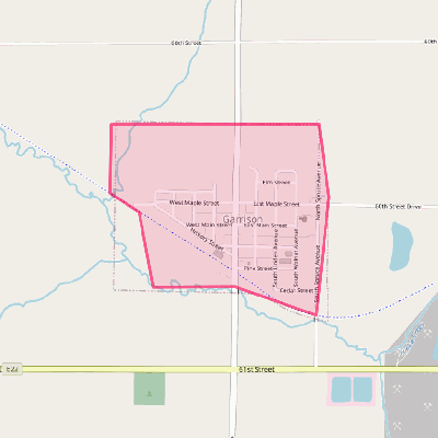 Map of Garrison