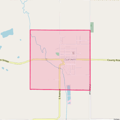 Map of Garwin