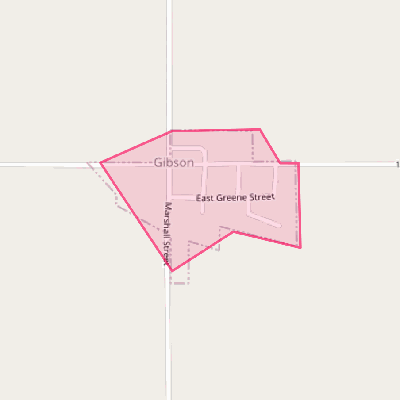 Map of Gibson