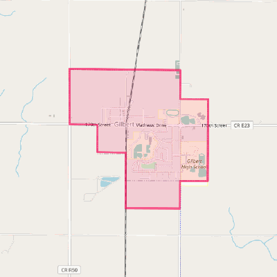 Map of Gilbert