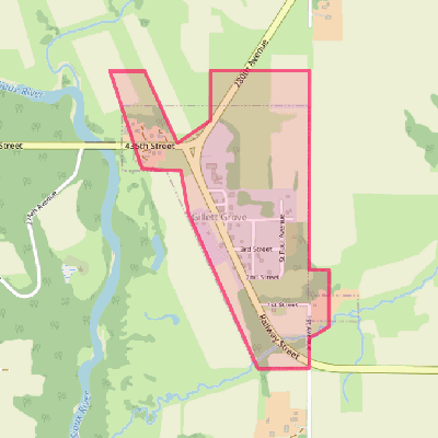 Map of Gillett Grove