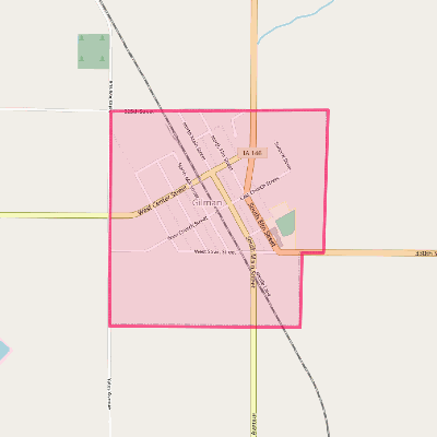 Map of Gilman