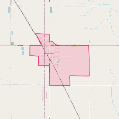 Map of Gilmore City