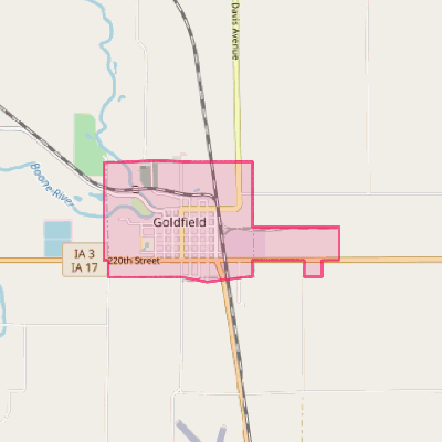 Map of Goldfield