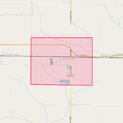 Map of Grand Mound