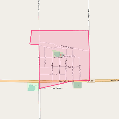 Map of Granville