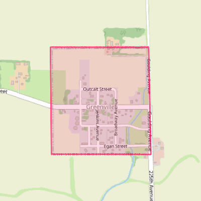 Map of Greenville