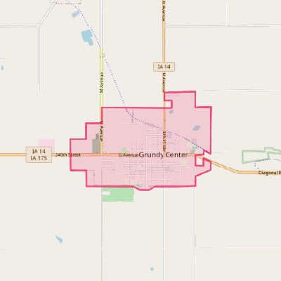 Map of Grundy Center