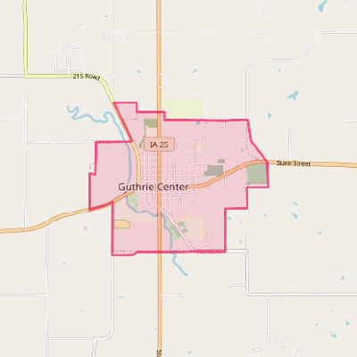 Map of Guthrie Center