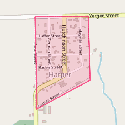 Map of Harper