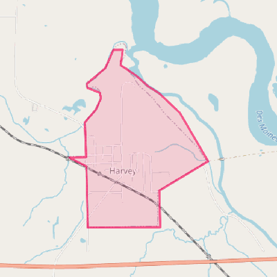 Map of Harvey