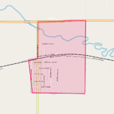 Map of Hastings